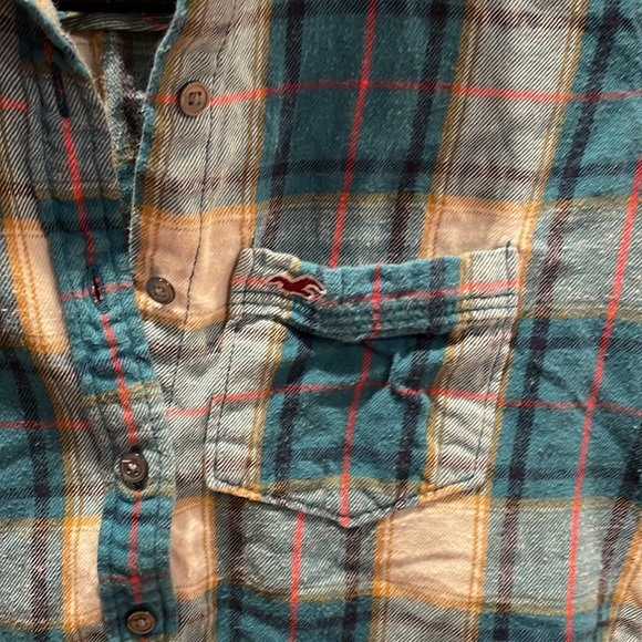 Hollister size XS flannel button up. - Picture 5 of 5